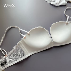 WEIYESI acolchado <span class=keywords><strong>push</strong></span> <span class=keywords><strong>up</strong></span> balconette Demi <span class=keywords><strong>sujetador</strong></span> de media Copa imagen para dos nu <span class=keywords><strong>sujetador</strong></span> <span class=keywords><strong>push</strong></span>-<span class=keywords><strong>up</strong></span> inalámbrico para pecho pequeño sin alambre - Product Image 4