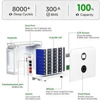 Stock UE - Expédition en 3 jours - Station d'alimentation pour villa - Batterie lithium Lifepo4 hors réseau 51.2V 640Ah 30kWh - Stockage d'énergie mural