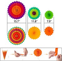 DJTSN coloré pompons fanion guirlande chaîne bannière suspendus tourbillon fête fournitures décoration ensemble