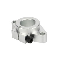 Support d'axe à bride en losange SHF12 de haute précision, support de rail linéaire en aluminium de 12 mm pour routeur CNC, imprimante 3D, automatisation