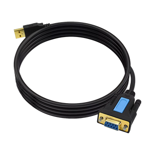<span class=keywords><strong>Usb</strong></span> cổng nối tiếp Cáp 9-pin <span class=keywords><strong>RS232</strong></span> vàng-mạ PVC Áo khoác DB9 Nam Nữ adapter Braid cho máy tính tùy chỉnh bán buôn đơn đặt hàng - Product Image 1