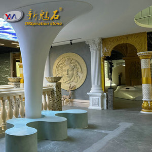หินเวทมนตร์ใหม่ งานศิลปะเทอร์ราซโซ่สำหรับพื้นที่นั่งพักผ่อนกลางแจ้งแบบกำหนดเองสำหรับพื้นที่พักผ่อนในห้างสรรพสินค้า - Product Image 3