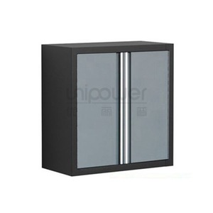 Ulip Tool Cabinet Double Door Stainless Steel Gray And Red Wall Mount <b>Storage</b> Cabinet For Garage <b>Workshop</b> - Product Image 1