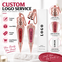Gloss à lèvres liquide mat RTS 3,5 ml, imperméable, longue tenue, 24 teintes, faible MOQ 1 pièce, vente en gros, logo personnalisé