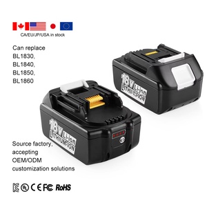 Baterías Recargables de Repuesto XNJTG MAK-18V-LI MAK 18V BL1860B BL1850B <span class=keywords><strong>BL1840B</strong></span> BL1830 para Herramientas Eléctricas MAK - Product Image 1