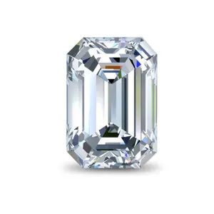 ATTAGEMS折扣产品VVS 0.4克拉IGI GIA认证祖母绿切割实验室为项链创造了松散的钻石