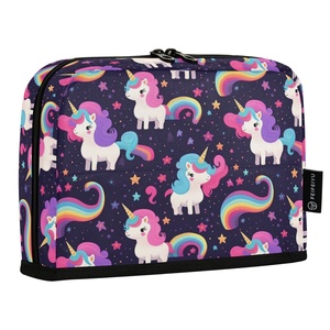 Kawaii Large Capacity Student Stand <b>up</b> Pen Holder Stationery Storage Bag Custom Print Unicorn Girls Pencil Case for Children - Product Image 2