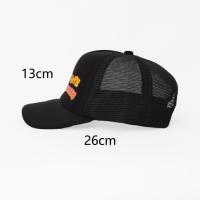 Gorra Trucker Vintage de los 70 con Bordado Floral, Gorra de Malla Negra con Espuma en la Parte Trasera, Gorras de Béisbol Personalizadas de Moda Urbana