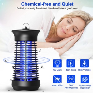 Zapper de insectos de interior, Zapper de mosquitos, <span class=keywords><strong>asesino</strong></span> de mosquitos, trampas para moscas, Zapper de insectos voladores, lámpara de mosquitos con carcasa exterior de plástico ABS - Product Image 3