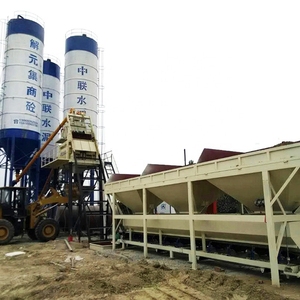 Hoàn toàn tự động bỏ qua Phễu 25 50 75 100 m3/giờ nhỏ TRỘN BÊ TÔNG nhà máy danh sách hoist sẵn sàng trộn trạm trộn bê tông - Product Image 1