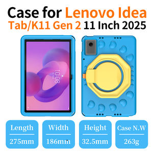 Funda para Tablet <span class=keywords><strong>Lenovo</strong></span> Idea Tab K11 2025, Material de Silicona y PC de <span class=keywords><strong>Calidad</strong></span>, con Correa para Hombro, Correa de Mano y Soporte, 11 Pulgadas, Superventas - Product Image 4