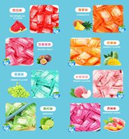 Bulk Unsweetened Sea Salt Mint Hard Candy with Flavors of Sweet Sour Fruity Fruit Customizable Tablet Candy Sugar Ingredients