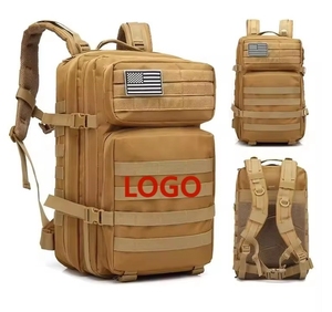 Mochila de Senderismo Resistente de 45L, Mochila de 3 Días para Actividades al Aire Libre, Compatible con MOLLE, Correas Acolchadas para Trekking, Camping, Caza y Pesca - Product Image 3