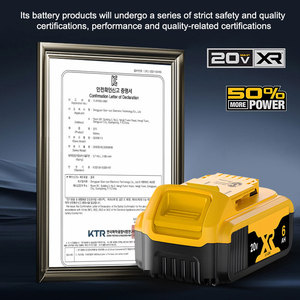 Batería Personalizada de 6.0Ah y 20V Máx. para Herramientas Eléctricas Recargables LiFePO4 de 500 Ciclos, Compatible con DCB206, DCB205, DCB204, <span class=keywords><strong>DCB203</strong></span> - Product Image 5
