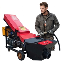 Nouvelle pompe à béton diesel monocylindre SG de 15 kW avec une productivité de 6-8 m³/h et une haute efficacité pour la construction