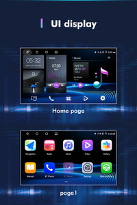 Autoradio Android universel GPS WIFI FM RDS BT 7" 9" 10.1" 2+32G 4+64G Double Din avec CarPlay sans fil et Android <span class=keywords><strong>Auto</strong></span> - Product Image 3