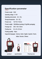 Precio de fábrica V302 Car Tester Escáner de diagnóstico Escáner automático Herramienta de escaneo Herramientas mecánicas automotrices Lector de código Fallo del motor