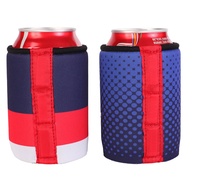 Support Isotherme Noir Premium Moderne Personnalisable en Néoprène Imperméable pour Canette de Bière de 12 oz, avec Logo OEM