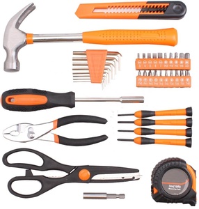 Orange 39-Piece chung hộ gia đình cơ khí phần cứng công cụ thiết lập bao gồm wrenches ổ cắm Kìm ổ cắm Bộ sửa chữa Kit trường hợp - Product Image 6