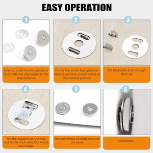 ชุดอุปกรณ์ทำกระเป๋าแบบครบชุด ประกอบด้วยห่วง D แบบหมุน ตะขอเกี่ยว ตัวล็อคแบบสไลด์ กระดุมแป๊ก - Product Image 5