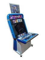 Machine de Combat d'Arcade de Haute Qualité 32 Pouces en Gros, Cabinet Métallique Vewlix/Hewlix à 8 Boutons, Console de Jeux à Monnayeur
