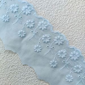 Nouveauté, ruban en dentelle brodée florale multicolore de 5,5 cm pour la décoration de robes, 16 yards - Product Image 4