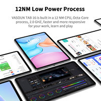 Tablette M70-L10 NOUVELLE avec grand écran de 12 pouces, écran 2K, processeur octa-core, 8 Go + 256 Go, Android 13, écran tactile, PC tablette avec batterie de 8000 mAh