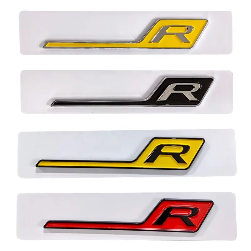 자동차 제품 R 로고 스티커 메르세데스-BenzAMG C 클래스 E 클래스 GTR GTC GTs 자동차 로고 R 로고 트렁크 스티커 자동차 부품에 적합