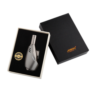 Encendedor de llama de chorro único portátil a prueba de viento para fumar para viajes cocina acampar al aire libre barbacoa y cigarros y cigarrillos - Product Image 6