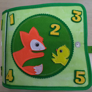 Montessori Lernspielzeug Filz-Busy-Board Ruhiges <span class=keywords><strong>Buch</strong></span> für Kleinkinder Sensorikbrett für Jungen und Mädchen 2 bis 4 Jahre - Product Image 1
