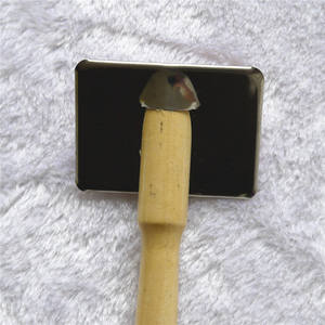 Holzgriff Haustier Hund Katze Tier Welpe Haar pflege Reinigung Shedding Slicker Brush mit Edelstahls tiften - Product Image 5