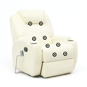 Canapé inclinable fonctionnel <span class=keywords><strong>de</strong></span> cinéma avec massage électrique en cuir moderne avec réglage <span class=keywords><strong>de</strong></span> la puissance, fauteuil pour personnes âgées pour le salon à domicile - Product Image 5