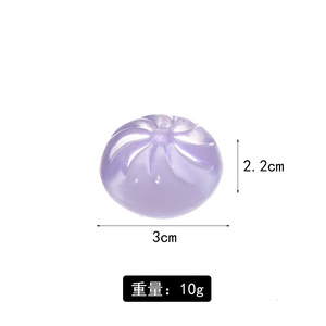 Juguete Antiestrés <span class=keywords><strong>de</strong></span> Cristal <span class=keywords><strong>en</strong></span> Forma <span class=keywords><strong>de</strong></span> Mini Bollo, Popular <span class=keywords><strong>en</strong></span> Línea, Juguete <span class=keywords><strong>de</strong></span> Simulación <span class=keywords><strong>de</strong></span> Comida con Maltosa - Product Image 5