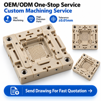 Плата для тестирования BGA из PEEK, изготовленная на станке с ЧПУ (OEM/ODM), для тестирования полупроводников