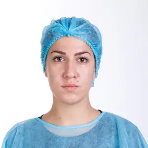 Dùng Một Lần PP Không Dệt Bouffant Head Bìa Tóc Net Strip Mob Cap