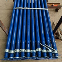 Étai en acier réglable durable et réutilisable, assemblage rapide, coffrage pour dalle en béton préfabriqué, étais en acier réglables