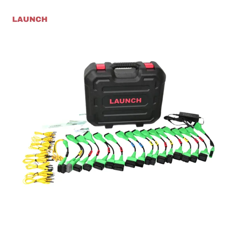 Launch X431 EV Kit diagnostik, untuk kendaraan listrik energi baru untuk memeriksa kesehatan dan analisis baterai