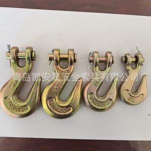 Crochet en corne de bœuf en acier allié galvanisé forgé pour la fabrication automobile et les opérations en usine - Product Image 1