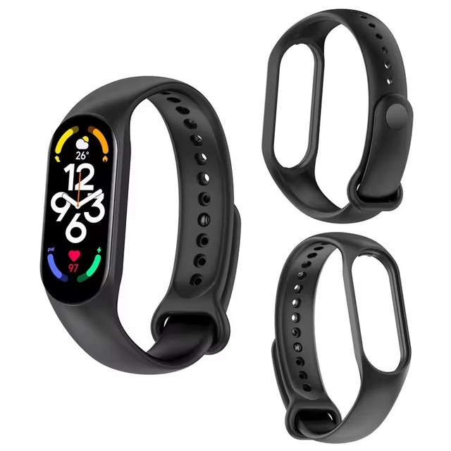 Silicone Smart Watch Band for Xiaomi Mi Band 3 4 5 6 7 8 Wristband Replacement Wrist Sport Women Men Fitness Bracelet Design