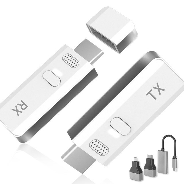 Lengtion 1080P Wireless for Display Adapter Extender Smartphone Laptop HDTV/Monitor/Projector Plug Play WiFi Dongle