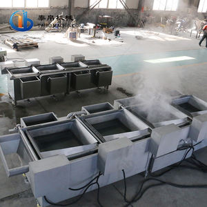 Machine industrielle de lavage, blanchiment et refroidissement pour légumes-feuilles et fruits, avec quatre bacs, du fournisseur de premier plan - Product Image 4