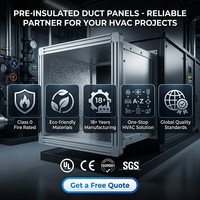 Panneau de ventilation pour construction publique, en feuille phénolique avec couche protectrice unique en aluminium, économe en énergie, garantie 20 ans
