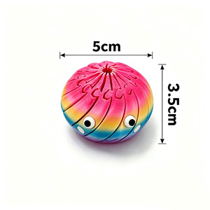 Jouet anti-stress imprimé en 3D en forme de chignon torsadé, figurine mignonne et amusante en forme de boulette en spirale - Product Image 6