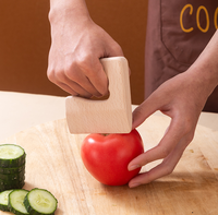 Beukenhout Keuken Snijmes Kunst Ambacht Gegraveerd Groentesnijgereedschap Houten Kinderen Fruitmes Speelgoed Dier Vormen
