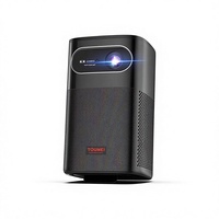 Mini projecteur M1 portable, intelligent, commandé par la voix, pour cinéma maison, utilisation en extérieur, technologie DLP ultra-claire 1080P, 3000 lumens ANSI