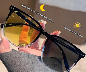 نظارات رؤية ليلية للقيادة الآمنة نظارات متغيرة اللون نظارات شمسية مضادة للشعاع العالي نظارات تفتيح للرجال للسائقين والسفر - Product Image 4