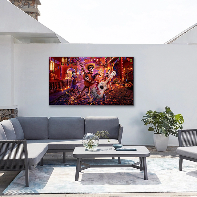 HUSHIDA 55 65 75 Inch High Brightness Outdoor Screen Totem Waterproof TV Advertising Display Monitor for Hotel