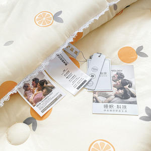 Edredón de invierno tamaño Queen agradable a la piel con juego de cama de edredón grueso estampado - Product Image 4