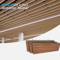 Dalle de plafond acoustique suspendue Dego Wave Celotex avec certification CE ISO