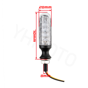 ไฟเลี้ยว YHMOTO Universal M8 Bullet Mini WINKER สำหรับรถจักรยานยนต์ - Product Image 6
